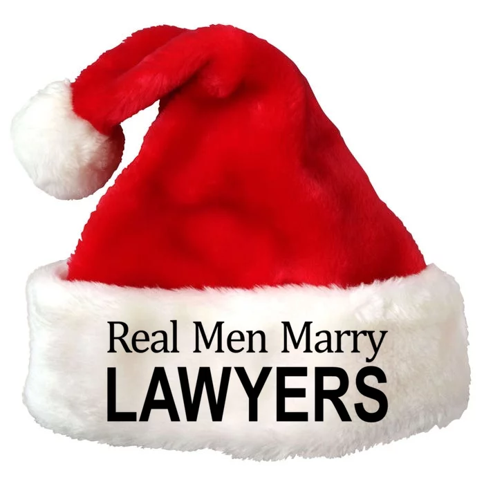 Real Marry Lawyers Gift Premium Christmas Santa Hat