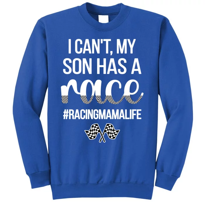 Racing Mama Life Race Mother Of A Racer Racing Mom Gift Sweatshirt