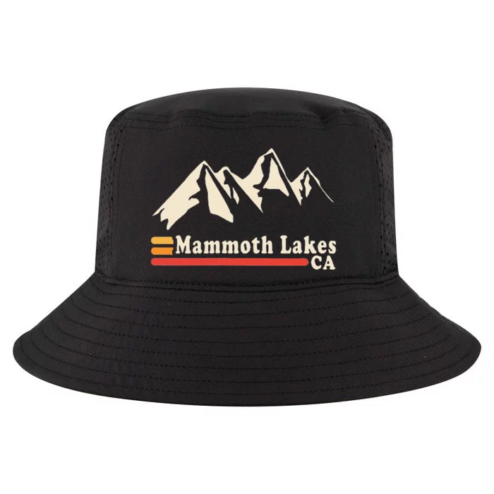 Retro Mammoth Lakes California Ca Mountain Ski Cool Comfort Performance Bucket Hat