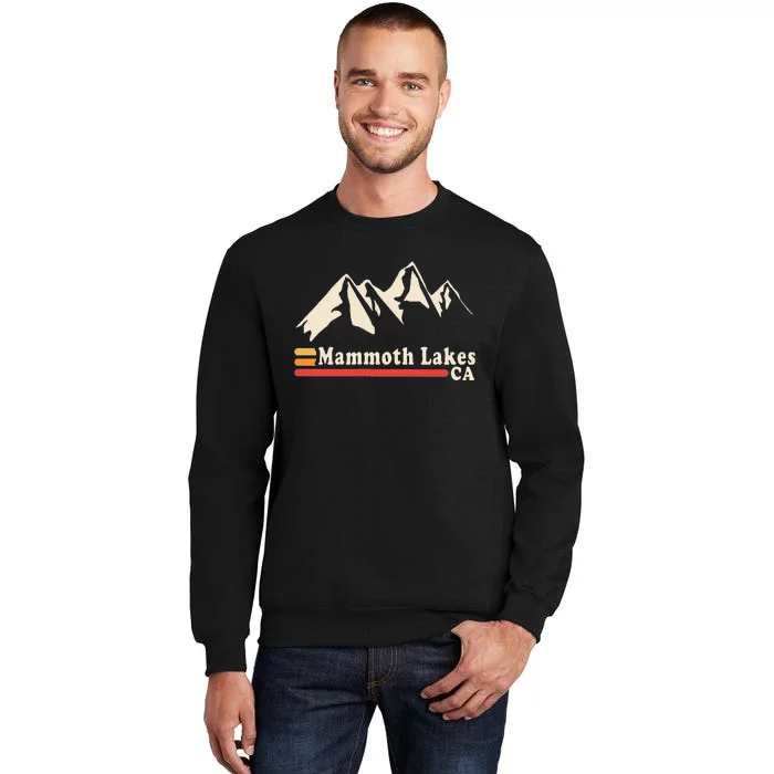 Retro Mammoth Lakes California Ca Mountain Ski Sweatshirt