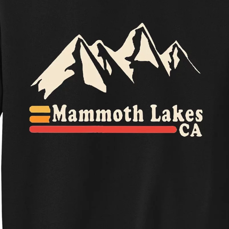 Retro Mammoth Lakes California Ca Mountain Ski Sweatshirt