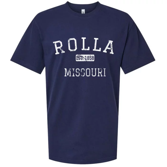 Rolla Missouri MO Vintage Sueded Cloud Jersey T-Shirt