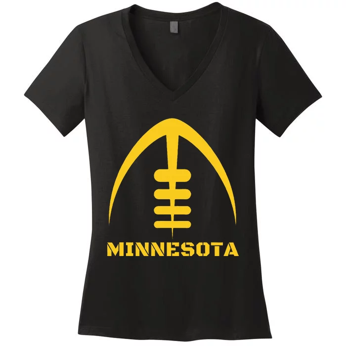 Retro Minnesota Mn Vintage Design Classic Minnesota Women's V-Neck T-Shirt