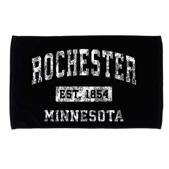 Rochester Minnesota Mn Vintage Established Sports Microfiber Hand Towel