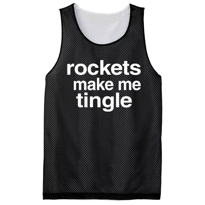 Rockets Make Me Tingle Mesh Reversible Basketball Jersey Tank