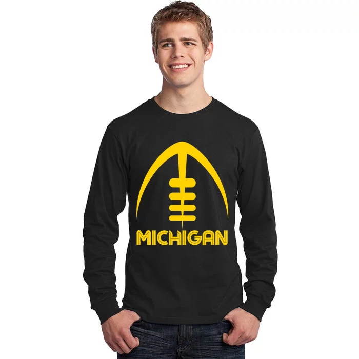 Retro Michigan MI Vintage Design Classic Michigan Tall Long Sleeve T-Shirt