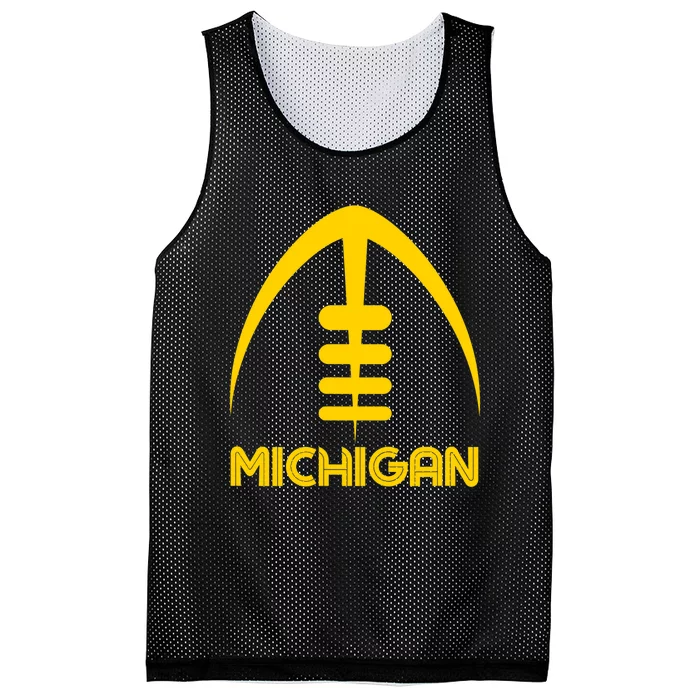 Retro Michigan MI Vintage Design Classic Michigan Mesh Reversible Basketball Jersey Tank