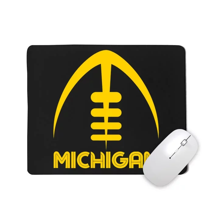 Retro Michigan MI Vintage Design Classic Michigan Mousepad