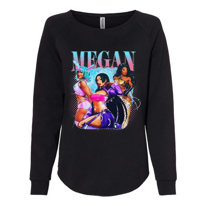 Retro Megan Moon First Name Personalized Vintage Womens California Wash Sweatshirt