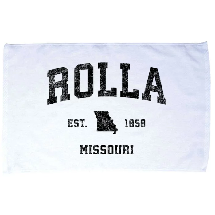 Rolla Missouri Mo Vintage Sports Microfiber Hand Towel