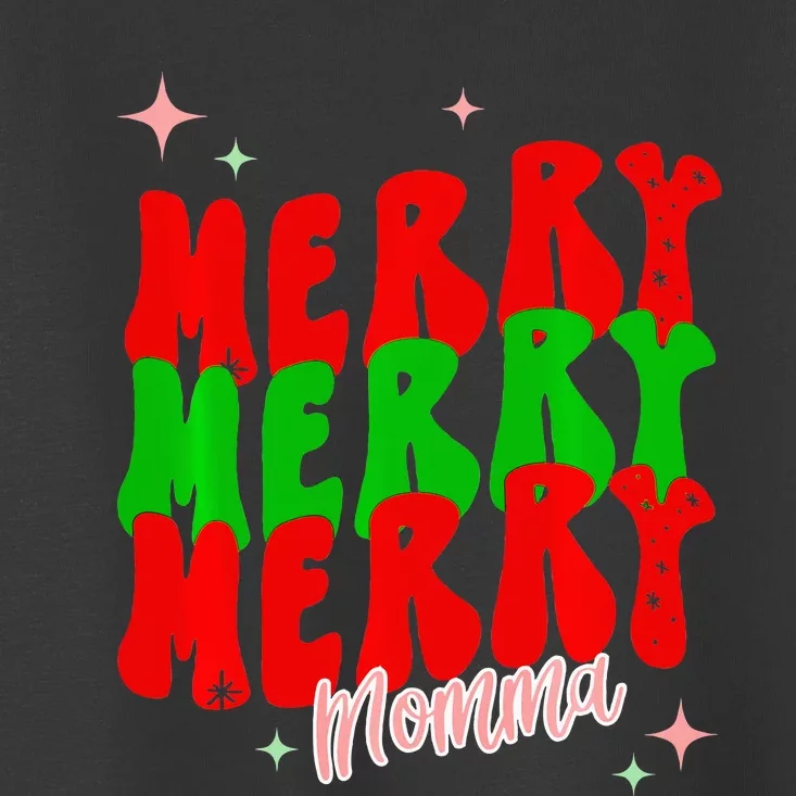 Retro Merry Momma Toddler T-Shirt