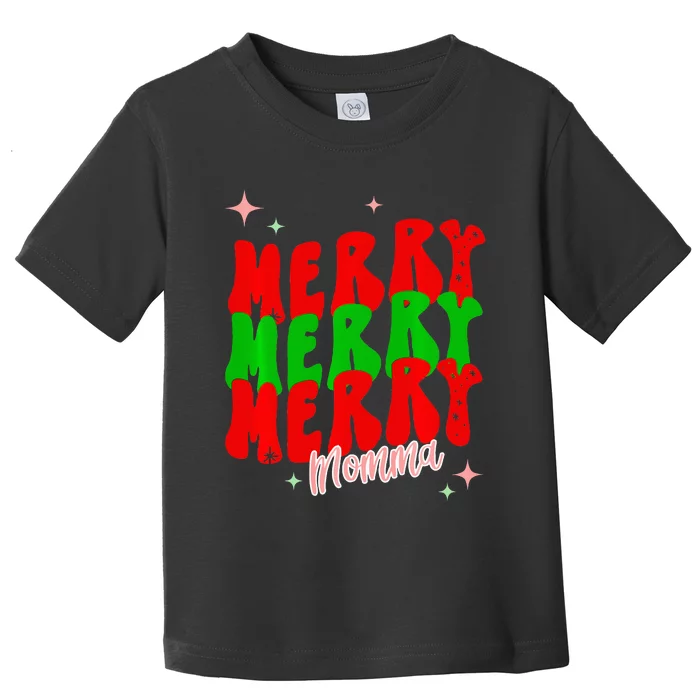 Retro Merry Momma Toddler T-Shirt