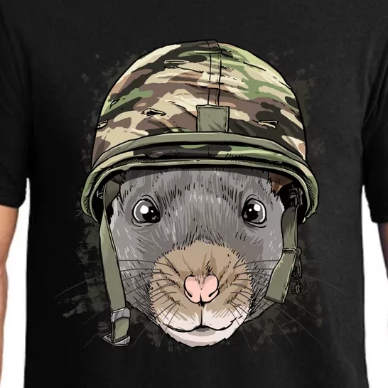 Rat Mouse Military Soldier Veterans Day Mice Rodent Animal Gift Pajama Set