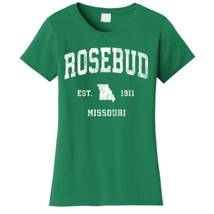 Rosebud Missouri Mo Vintage Athletic Sports Women's T-Shirt