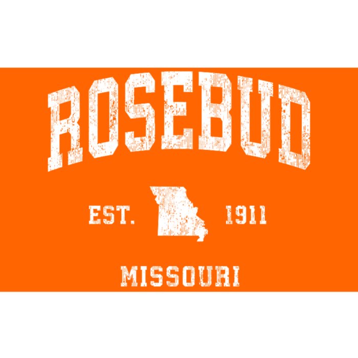 Rosebud Missouri Mo Vintage Athletic Sports Bumper Sticker