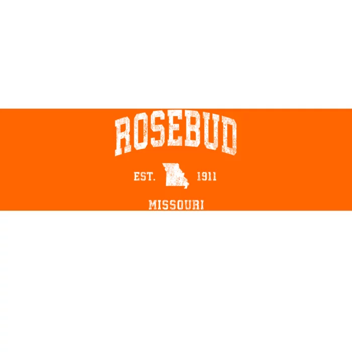 Rosebud Missouri Mo Vintage Athletic Sports Bumper Sticker