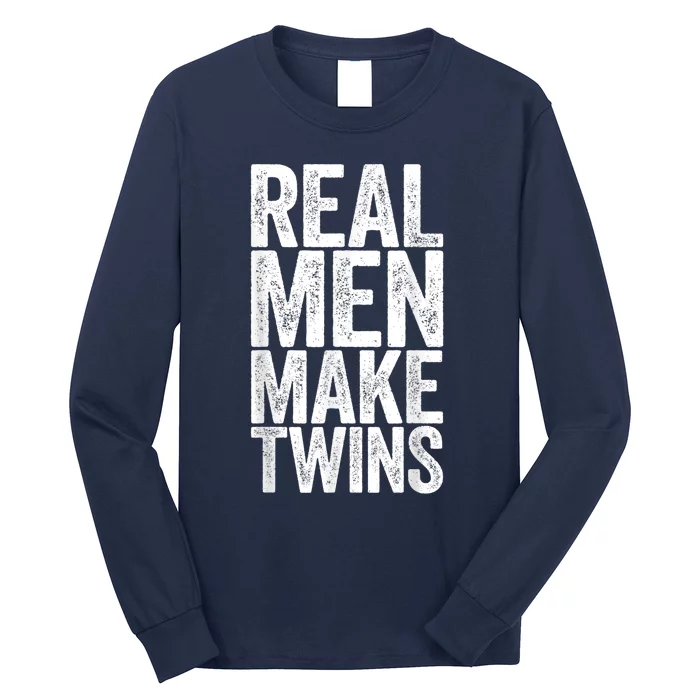 Real men make twins t shirt for new dad / father