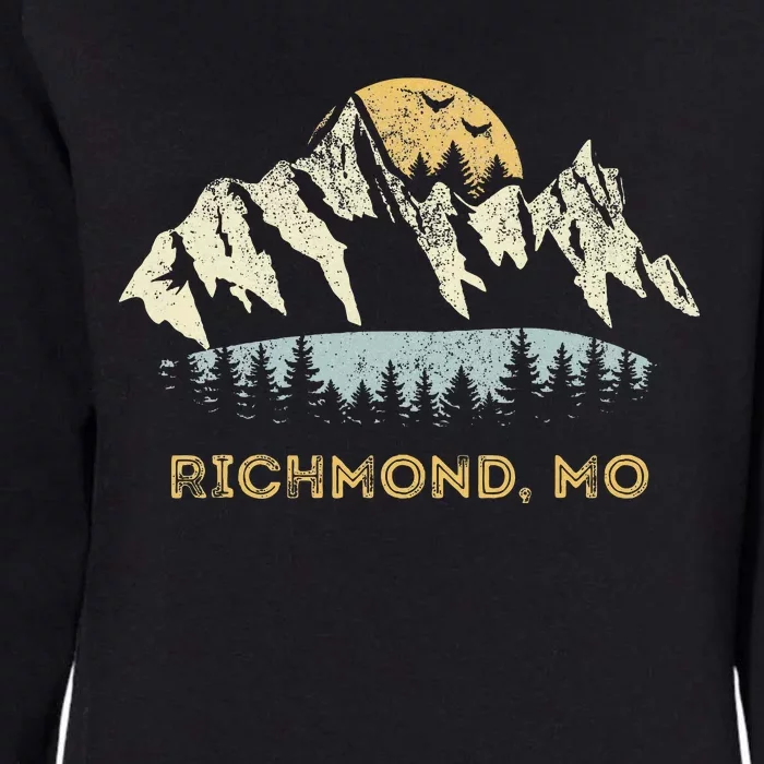 Richmond Missouri Mountain Sunset Sunrise Mo Womens California Wash Sweatshirt