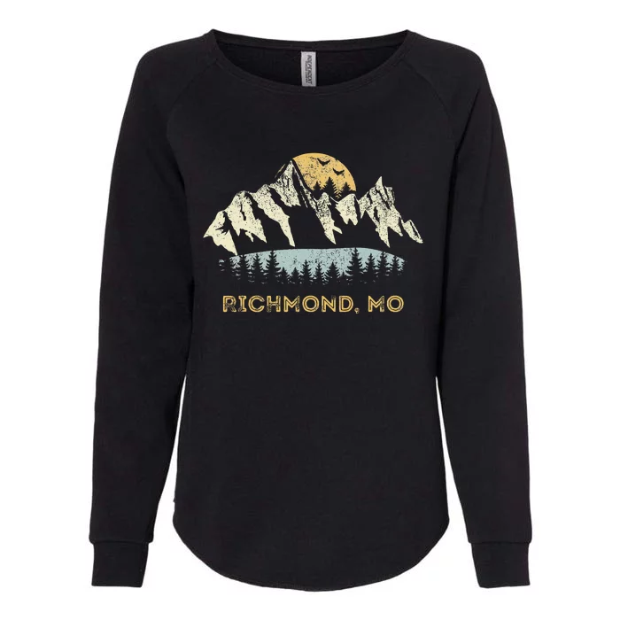 Richmond Missouri Mountain Sunset Sunrise Mo Womens California Wash Sweatshirt