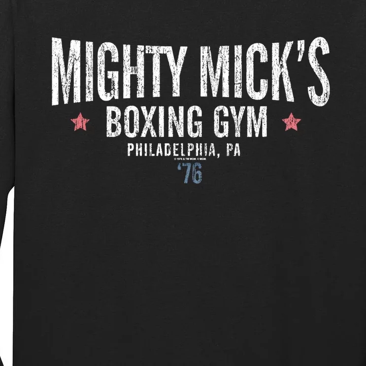 Rocky Mighty Micks Boxing Gym Gift Tall Long Sleeve T-Shirt