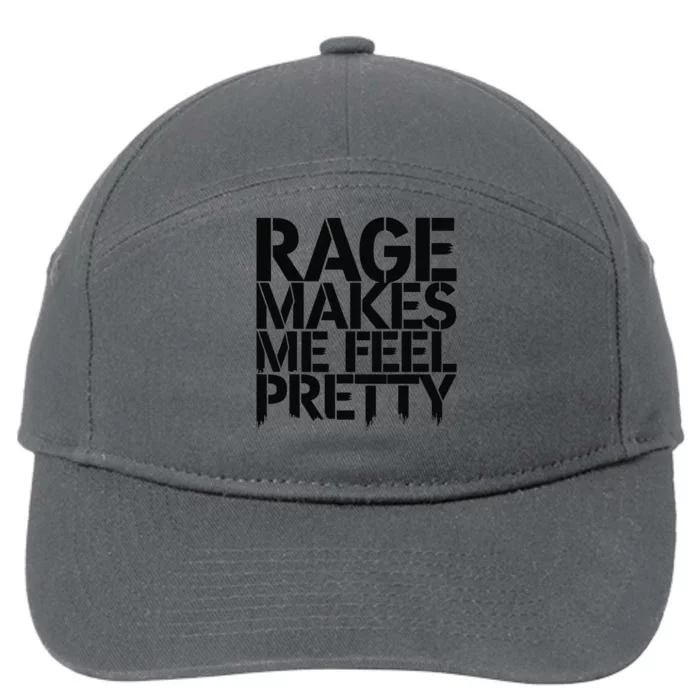 Rage Makes Me Feel Pretty 7-Panel Snapback Hat