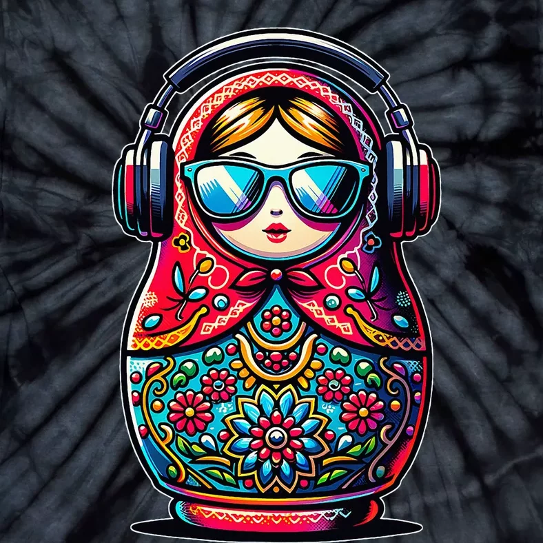 Russian Matryoshka Music Russia Russian Matryoshka Tie-Dye T-Shirt