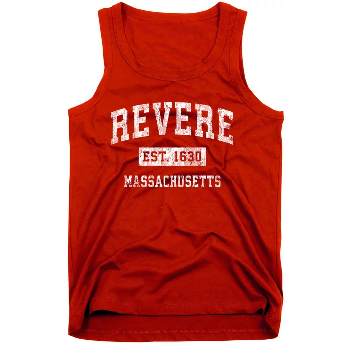 Revere Massachusetts Ma Vintage Sports Tank Top