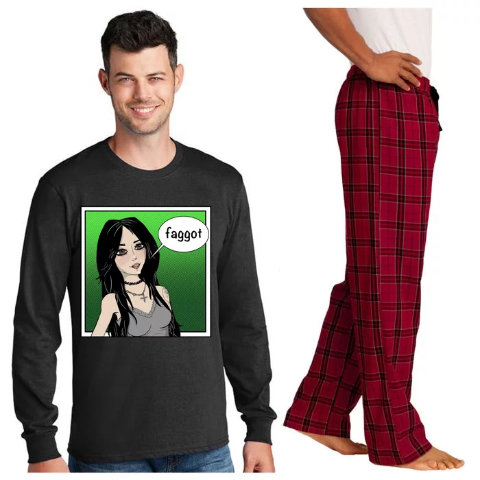 Resetthegames Melonie Mac Saying Faggot Long Sleeve Pajama Set