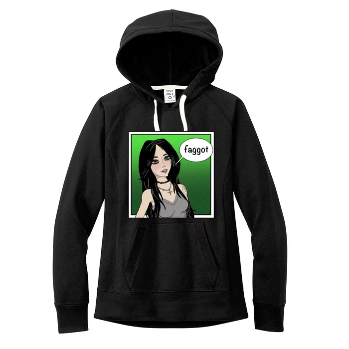 Resetthegames Melonie Mac Saying Faggot Women's Fleece Hoodie