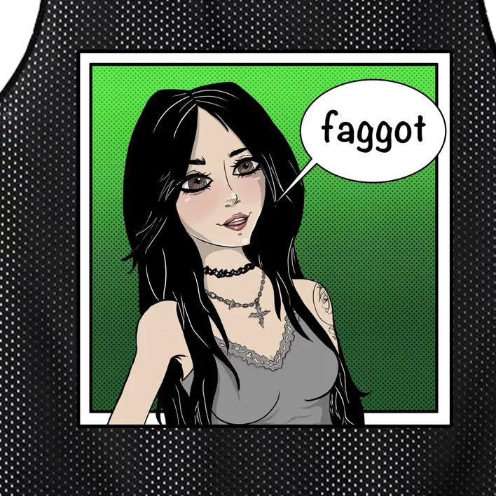 Resetthegames Melonie Mac Saying Faggot Mesh Reversible Basketball Jersey Tank