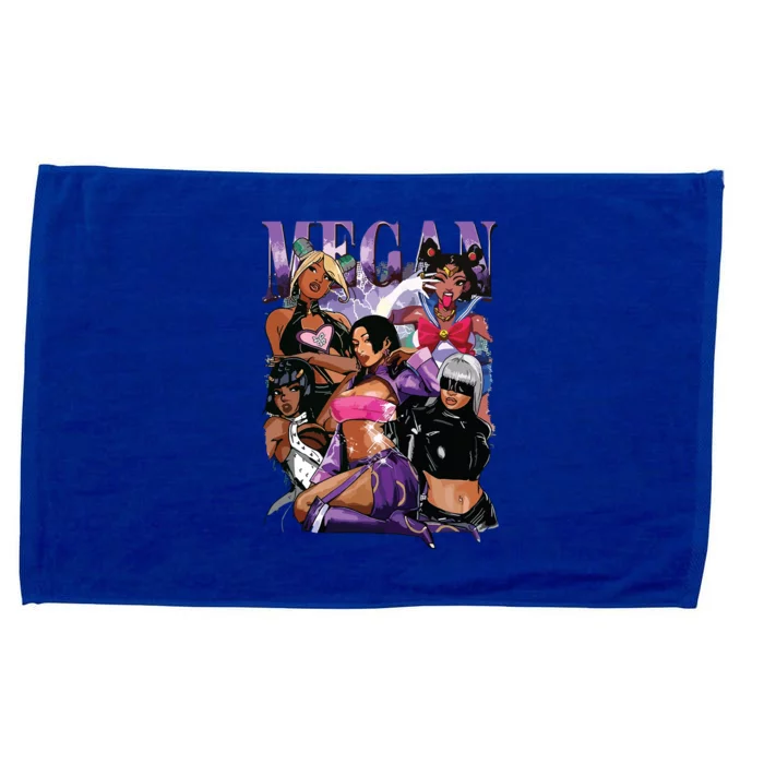 Retro Megan Moon Megan First Name Personalized Vintage Microfiber Hand Towel