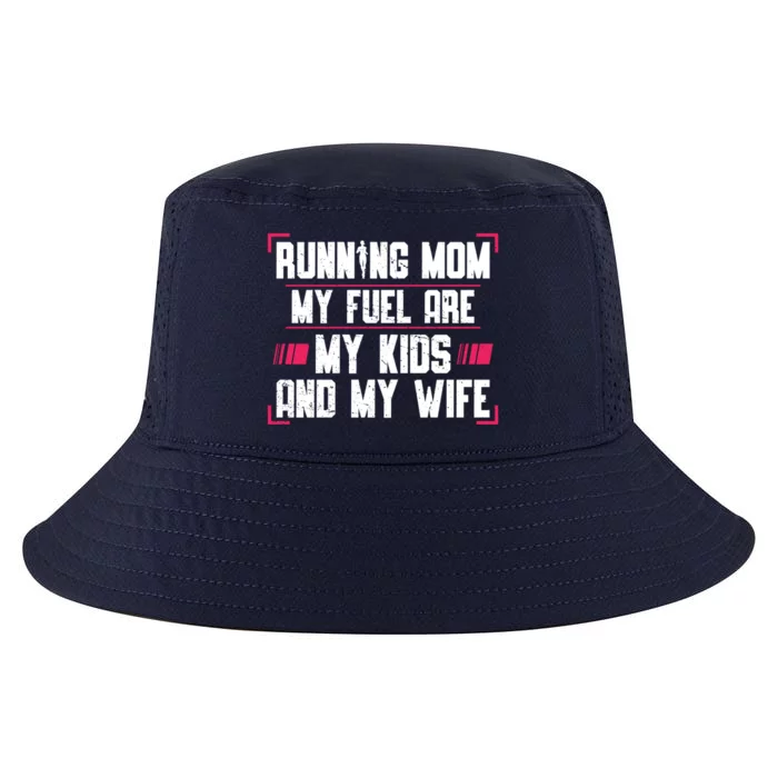 Running Mom My Fuel Are My Runner Marathon Cool Gift Cool Comfort Performance Bucket Hat