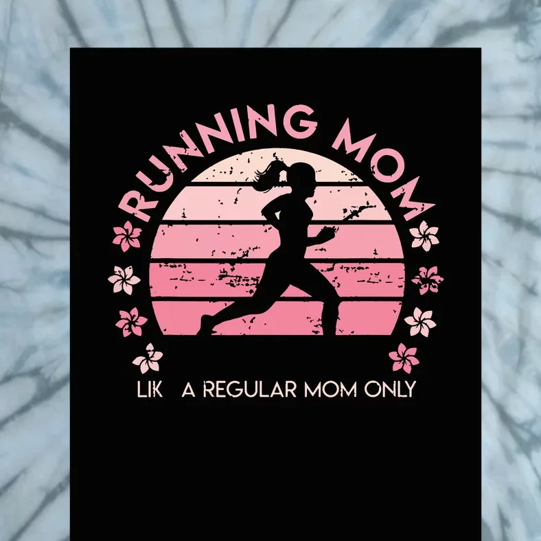 Running Mom Mother Ladies Marathon Run Half Marathon Tie-Dye T-Shirt