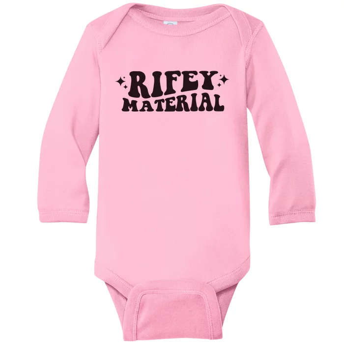 Rifey Material Matt Rife Baby Long Sleeve Bodysuit