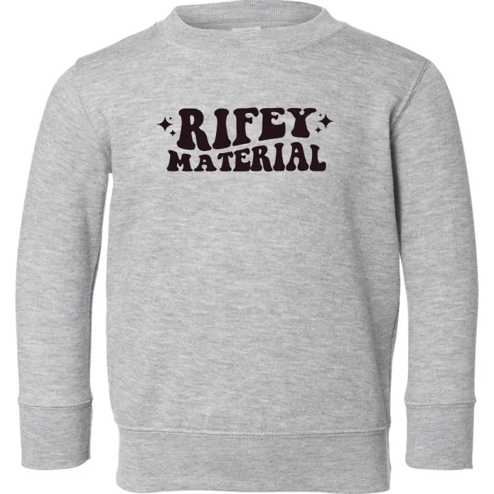 Rifey Material Matt Rife Toddler Sweatshirt