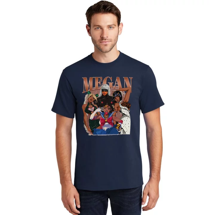 Retro Megan Moon Megan First Name Personalized Vintage Tall T-Shirt