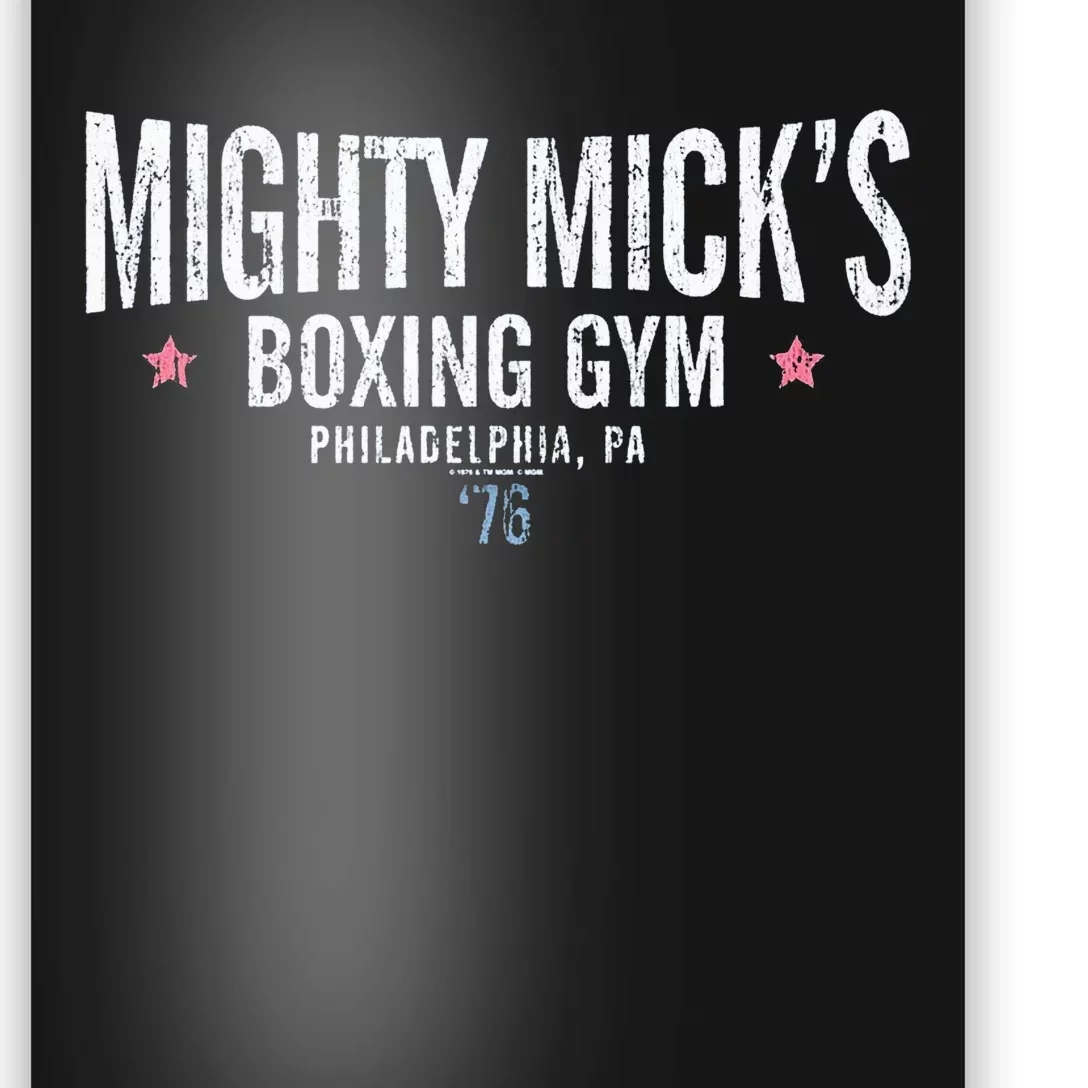 Rocky Mighty Micks Boxing Gym Poster