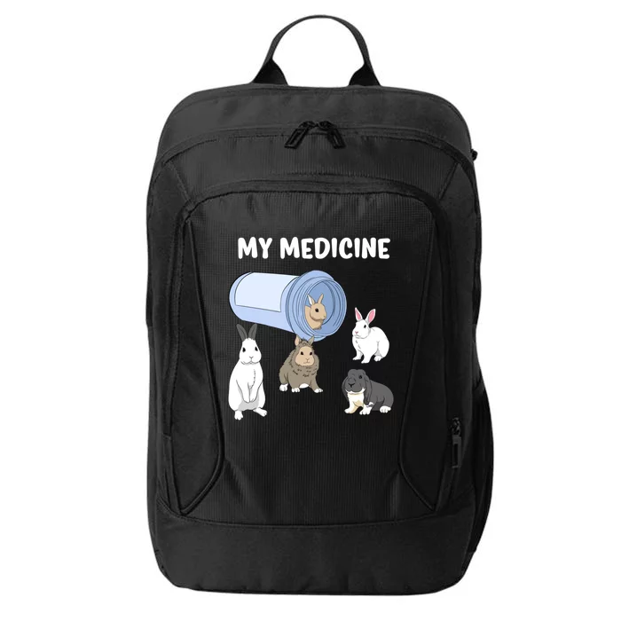 Rabbit My Medicine Bunny My Medicine Great Gift City Backpack