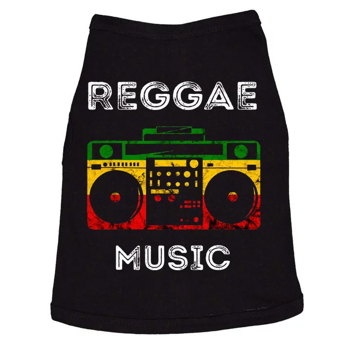 Reggae Music Musicbox Boombox Rastafari Roots Rasta Reggae Doggie Tank