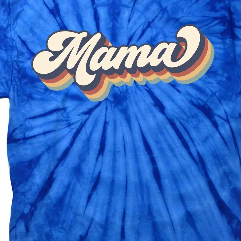 Retro Mama Mommy Gift For Mother's Day Tie-Dye T-Shirt