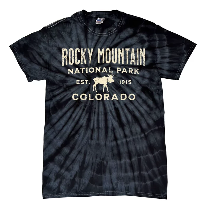 Rocky Mountain National Park Tie-Dye T-Shirt