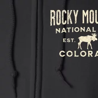 Rocky Mountain National Park Full Zip Hoodie