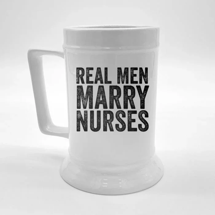 Real Marry Nurses Meaningful Gift Front & Back Beer Stein