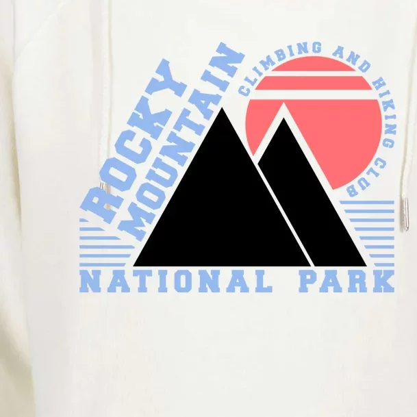 Rocky Mountain National Park Womens Funnel Neck Pullover Hood