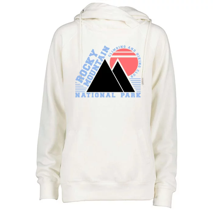 Rocky Mountain National Park Womens Funnel Neck Pullover Hood