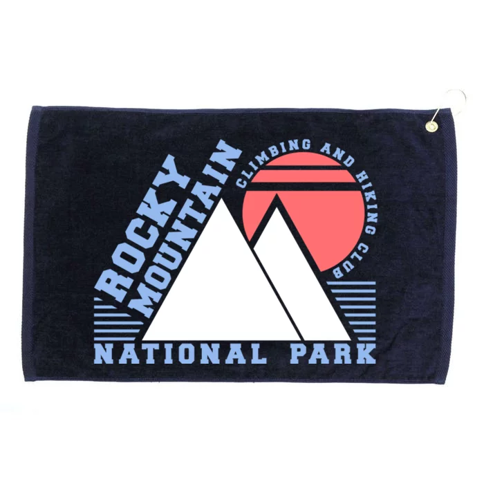 Rocky Mountain National Park Grommeted Golf Towel