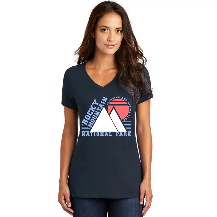 Rocky Mountain National Park Women's V-Neck T-Shirt