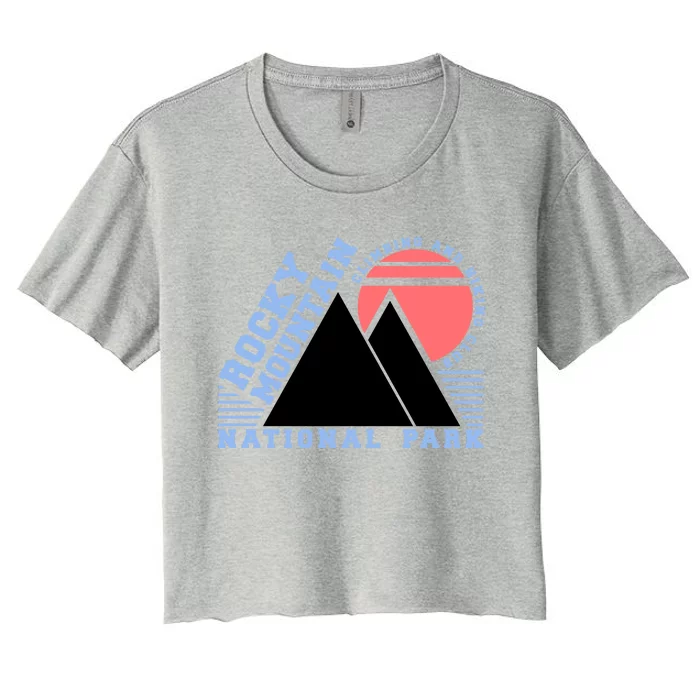 Rocky Mountain National Park Women's Crop Top Tee