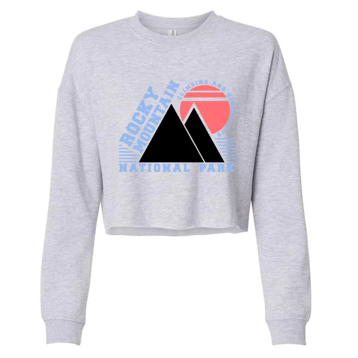 Rocky Mountain National Park Cropped Pullover Crew