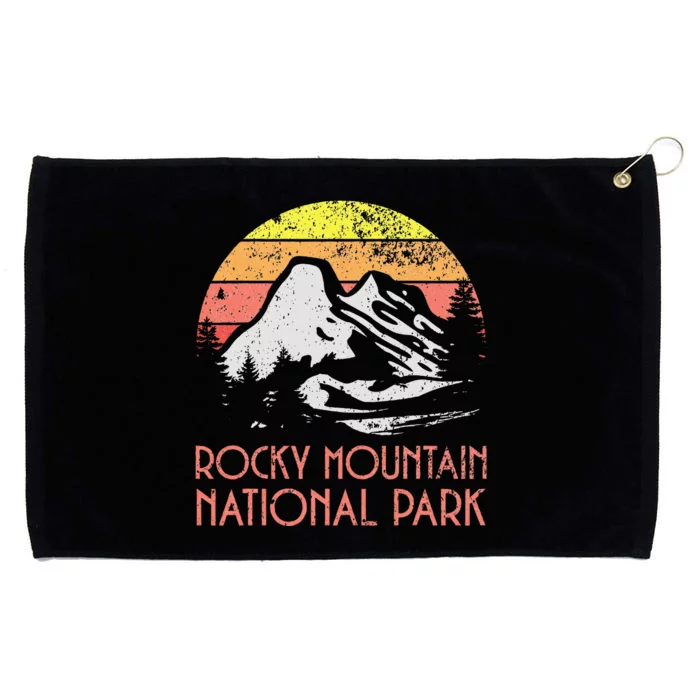 Rocky Mountain National Park Grommeted Golf Towel